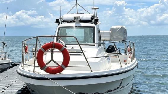 [Sewa Bot Memancing Laut di Qinhuangdao] Sewa Bot Mewah Memancing 8.3 Meter di Pulau Putao, Beidaihe, Qinhuangdao