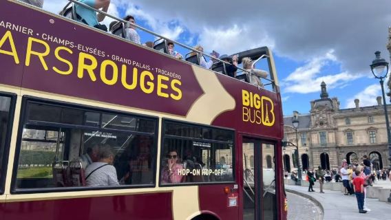 Paris Big Bus Hop-on Hop-off Gezi Otobüsü (Çift Katlı Gezi Otobüsü + Hop-on Hop-off + Tam Şehir Turu + Fransız Eski Şehir Keşfi)