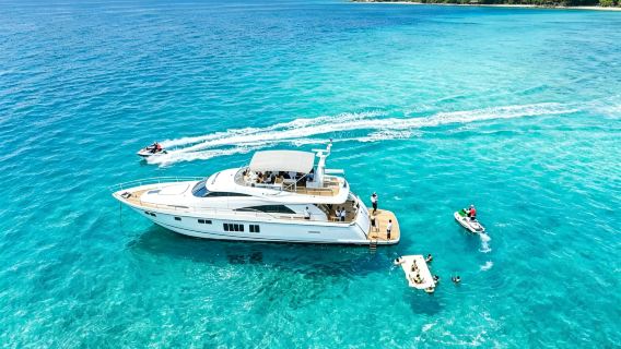 [Sewa Kapal Layar Wanning] Sewa eksklusif kapal layar mewah 78 kaki Fairline Ipoh import untuk pelayaran laut