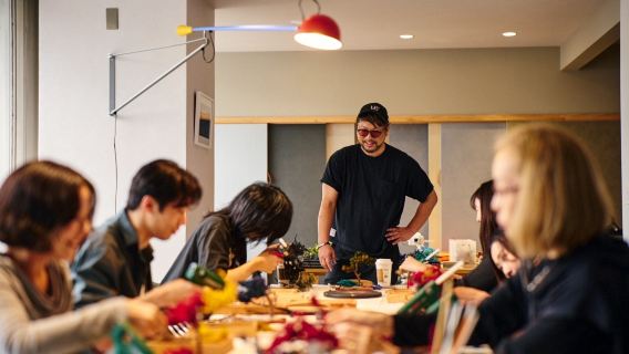 【TOUFU TOKYO】新宿だるま絵付け＆盆栽アート体験