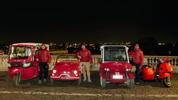 Rome: City Golf Cart at Night Tour