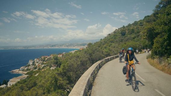ニース: ヴィルフランシュのパノラマビュー付き歴史E-Bikeツアー