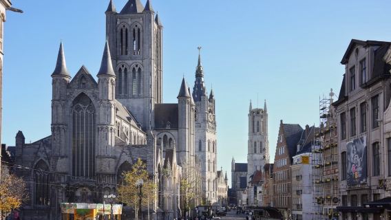 Belgium Gent - Istana Gravensteen - Tebing Vanila - sewaan peribadi bahasa Cina - Pelancongan Santai