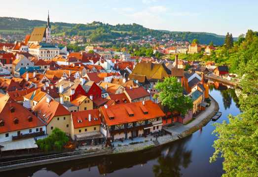 1-day tour to Cesky Krumlov Town + Cesky Krumlov Castle [round-trip from Prague]
