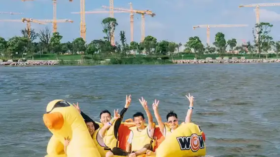 上海滴湖逸景滑浪水上嘉年華嗨翻夏天/多種項目【獨木舟，漿板，水上電單車，電動滑浪，水上飛人等團建優選】