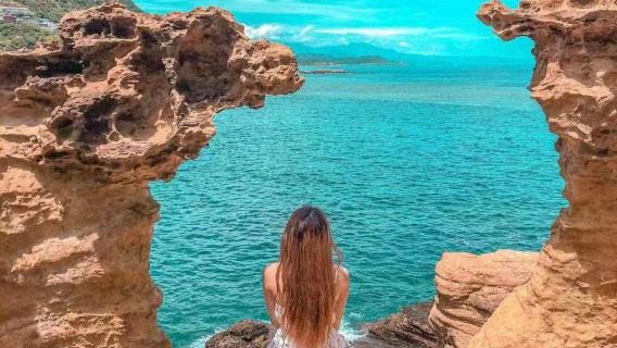 ทัวร์ทะเลแบบครอบครัว ~ ปั่นจักรยานรางรถไฟเสิ่นเอ๋อแห่งไทเปใหม่ + พิพิธภัณฑ์วิทยาศาสตร์และเทคโนโลยีทางทะเล + ทัวร์วันเดียว/ทัวร์หลายวัน บ้านเรือนริมถนนหลากสีสัน