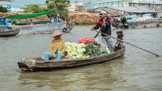 Can Tho: visita guidata al mercato galleggiante di Cai Rang con colazione