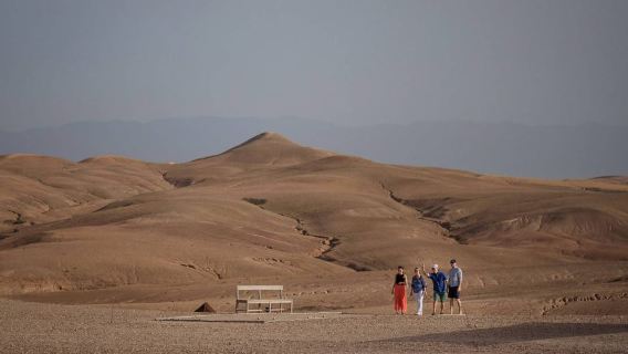 Marrakech: ¡mágico desierto de Agafay y paseo en camello al atardecer!