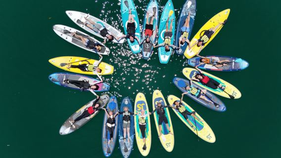 Tagesausflug zum Sonne-Mond-See mit Stehpaddeln (SUP)