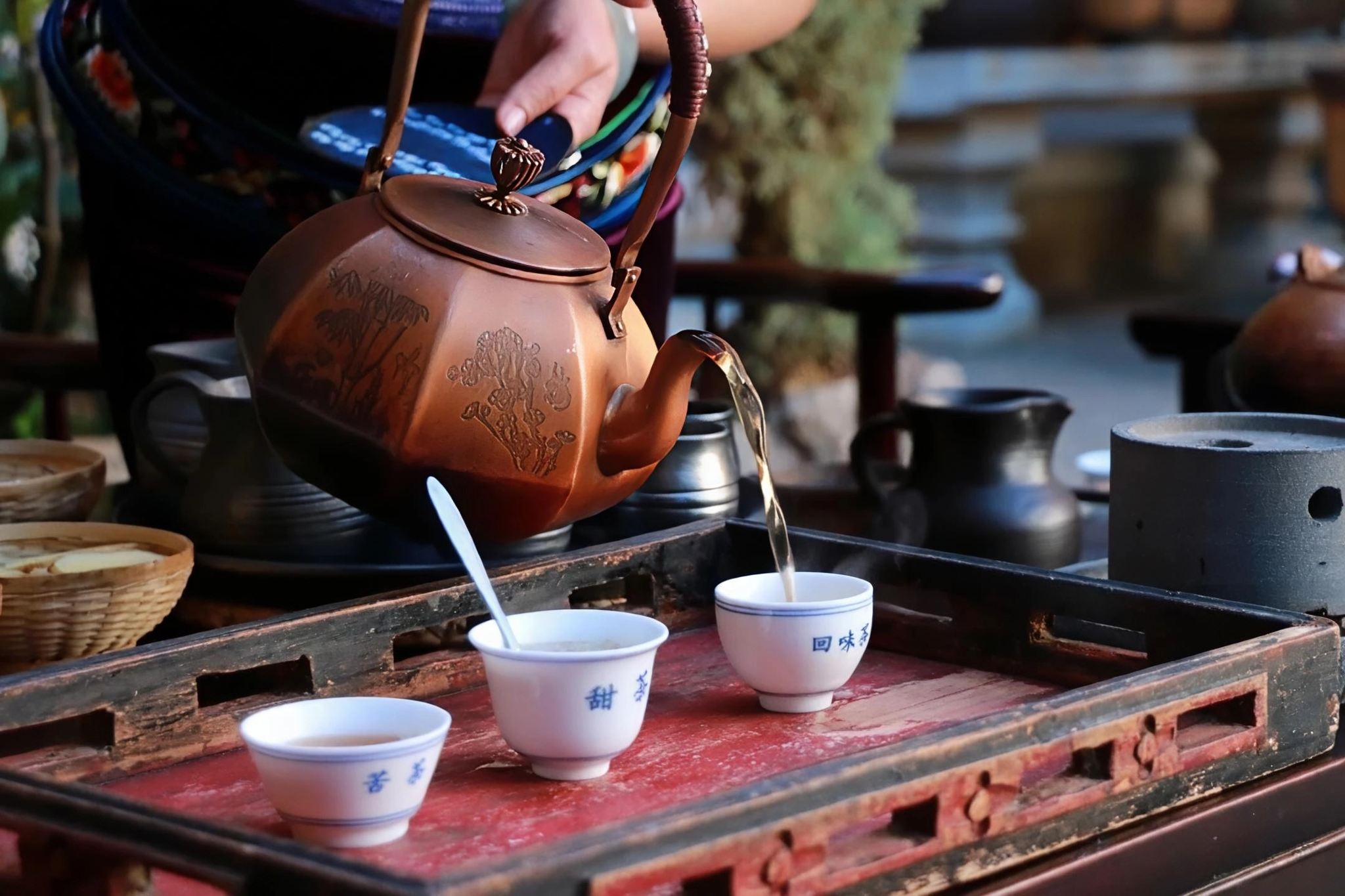 雲南大理喜洲白家古法扎染坊非遺手作體驗【專業指導講解+成品可帶走+任選三道茶/扎染/乳扇製作體驗】