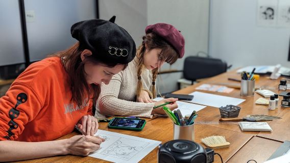 東京：專業漫畫家指導的漫畫繪畫工作坊