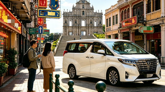 Lawatan Sehari Pakej Persendirian Eksklusif Macau untuk 6 Orang ‖ Ruins of St. Paul + Fortaleza + Venetian + Kereta Kabel Wynn Palace