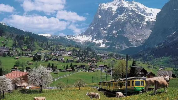 Switzerland Grindelwald + Interlaken + Lauterbrunnen - Berjalan-jalan di Bernese Oberland - Sewaan Peribadi Lawatan Sehari