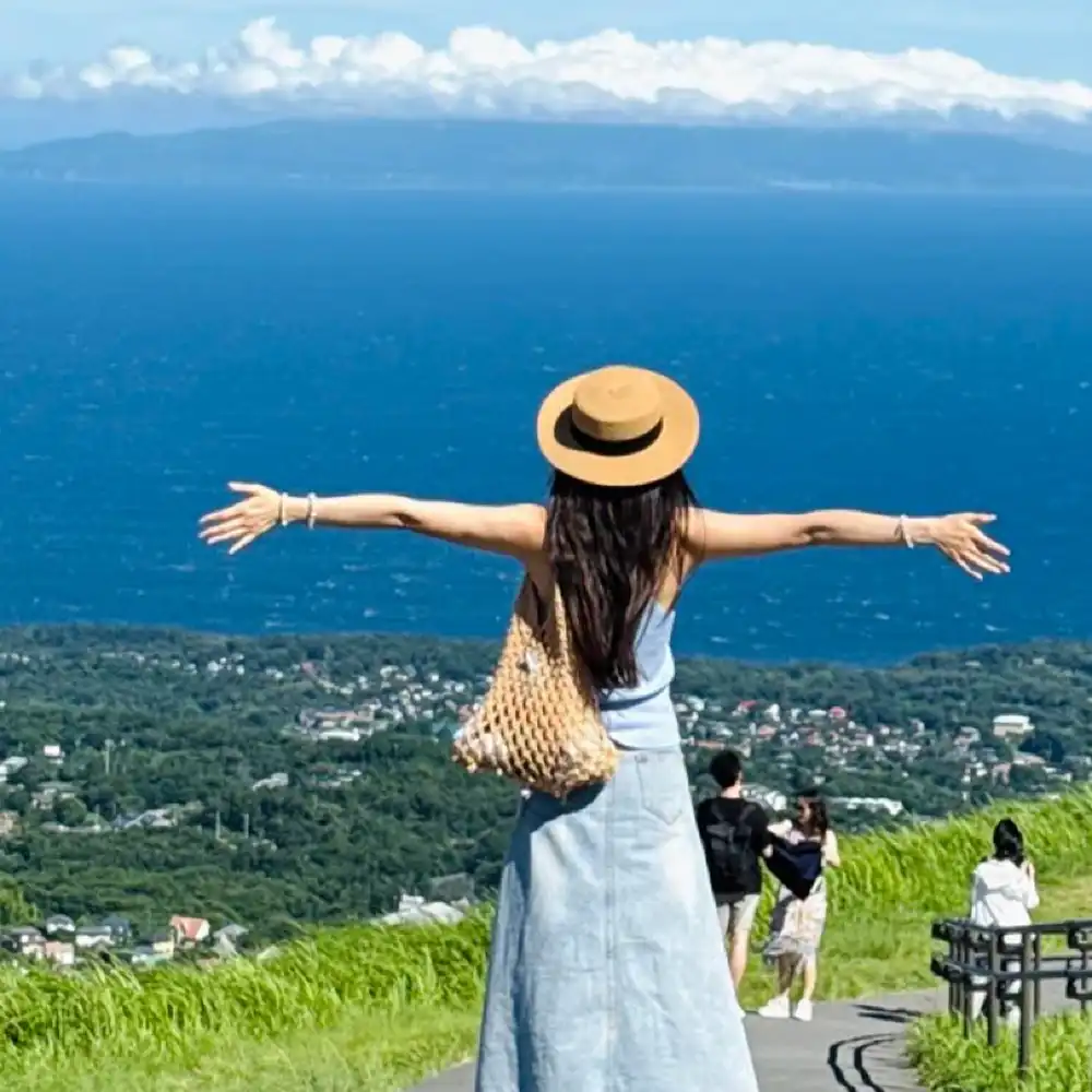 A day trip to Kinosaki Coast, Izu, Japan + Mt. Omuro + Ocean View