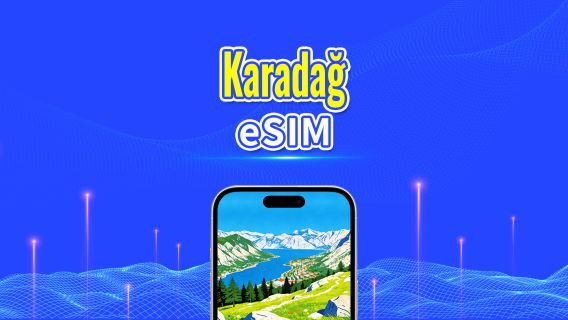 Karadağ 5G eSIM  | AI ve TikTok Tam Destekli | Günlük/Toplam Veri Paketi | 1–30 Gün | 24 Saatlik Faturalandırma | QR Kod