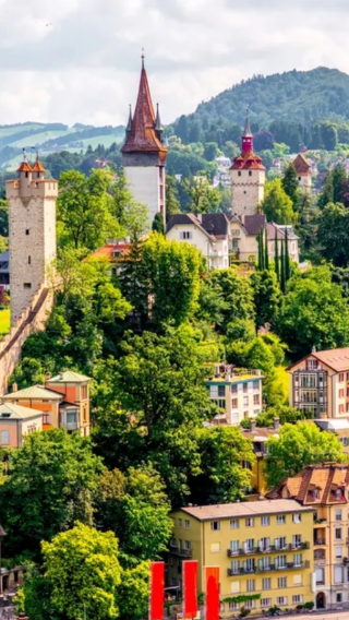 1-day tour in Lucerne | Transportation museum + Glacier Garden of Lucerne + Musegg Wall Lucerne + Chapel Bridge