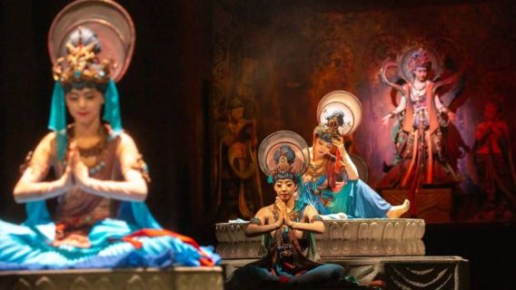 tiket persembahan "Dunhuang Musical" pengalaman imersif lawatan santai