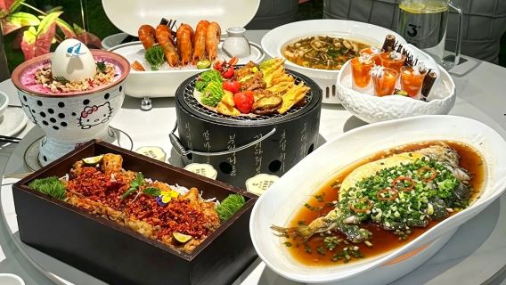 Shanghai Lager 3 · Kreativ kinesisk mat (kreativ fusionmat + cyberindustristil + utsiktsrestaurang på terrassen)