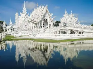 White Temple, Black House Museum and Hot Spring Tour from Chiang Mai