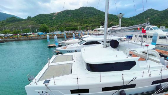 【惠州遊艇出海】惠州巽寮灣60尺豪華雙體船包船出海