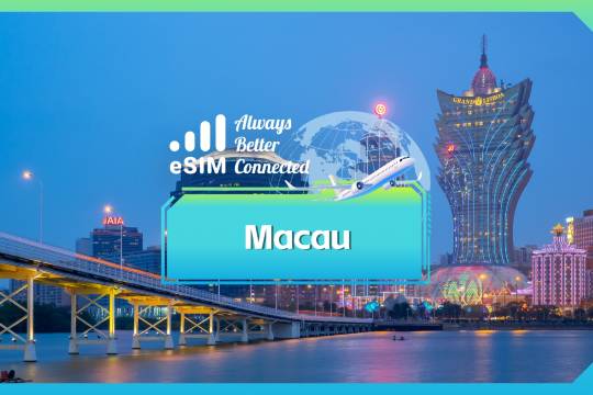 Macau eSIM data Internet optional days QR Code