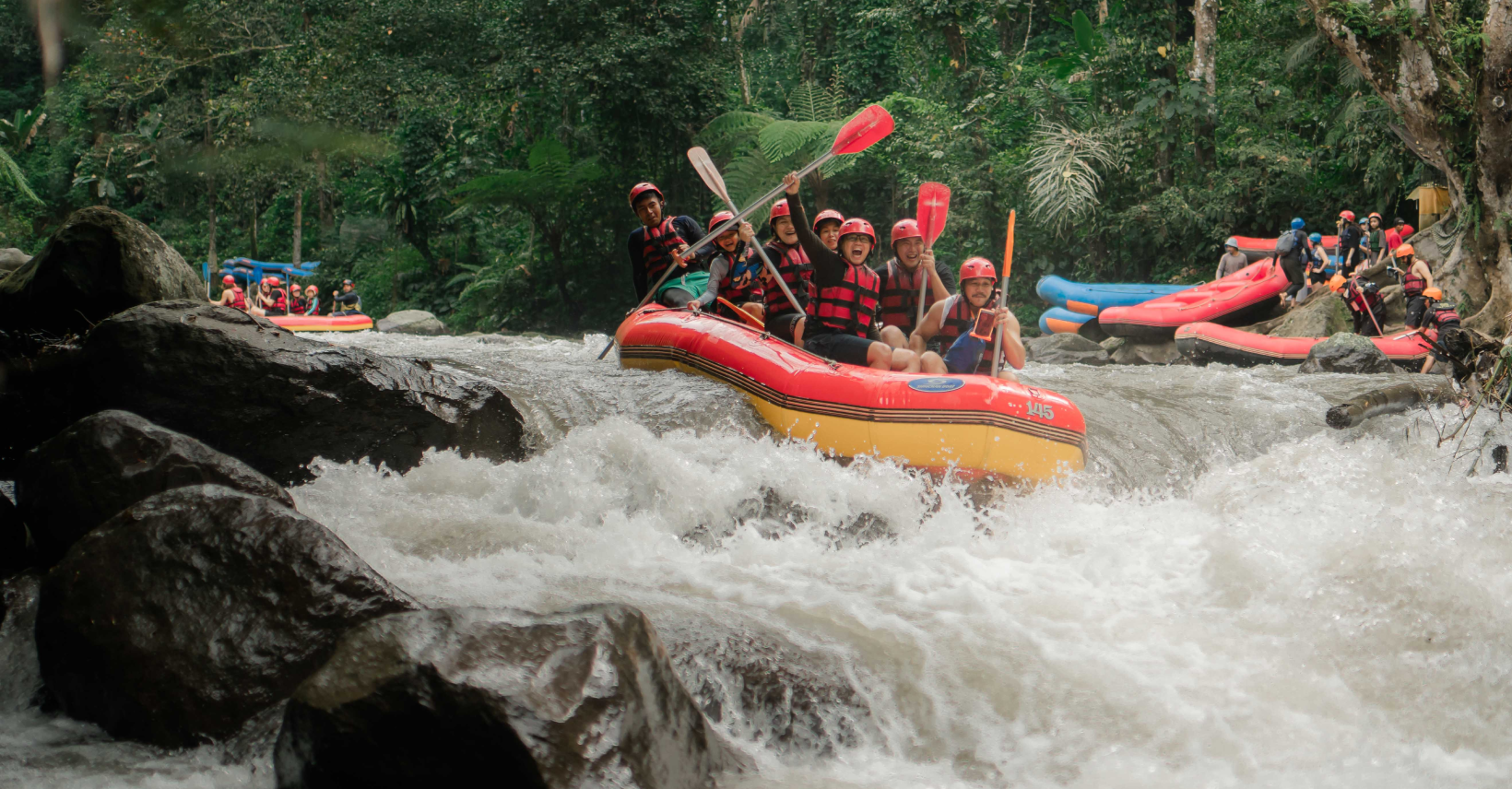 Ayung River Rafting BaliKayaking3-8 hours [Including Lunch and Roundtrip Hotel Transfer]