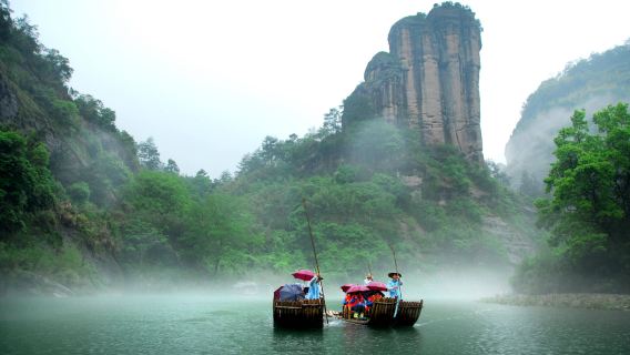 【1 人成團獨團獨導】武夷山天遊峰＋九曲竹筏＋可選大紅袍一日遊