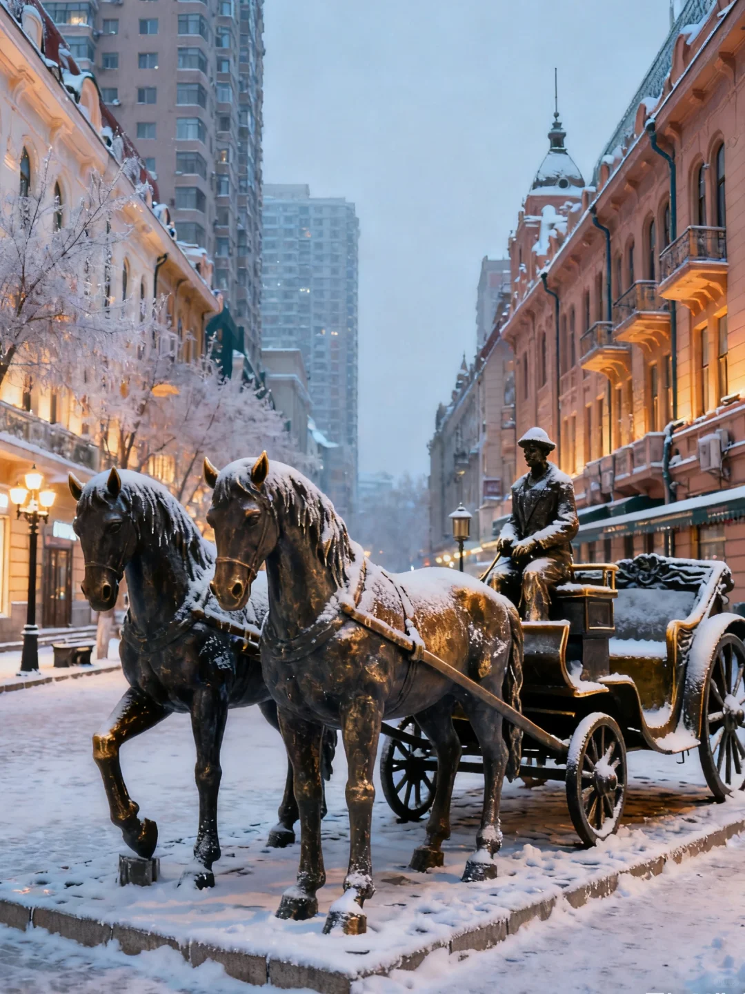Harbin Landmark Evening Walk: Central Street & Saint Sophia Night Photo Tour