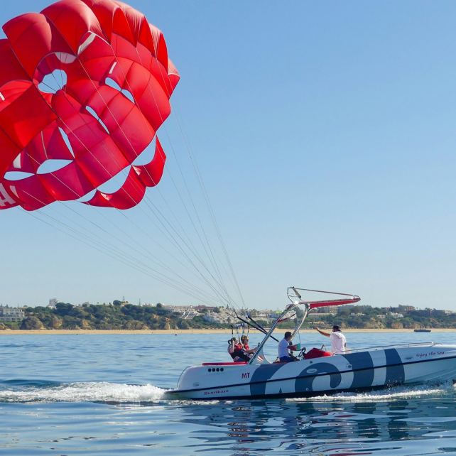 Albufeira: Trải nghiệm dù lượn có hướng dẫn