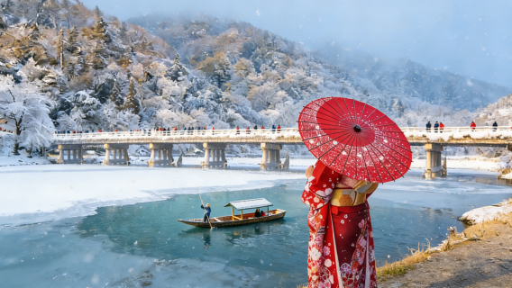 奈良&京都經典一日遊丨奈良公園+伏見稻荷+渡月橋-可選小火車