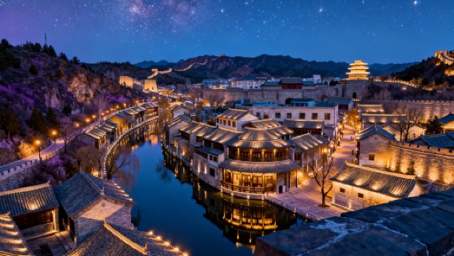 北京プライベート送迎付きチケット：司馬台長城と古北水鎮を探索