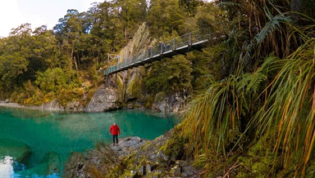 Excursión de un día solo ida desde Franz Josef hasta Queenstown en Nueva Zelanda | Pasando por el lago Wanaka
