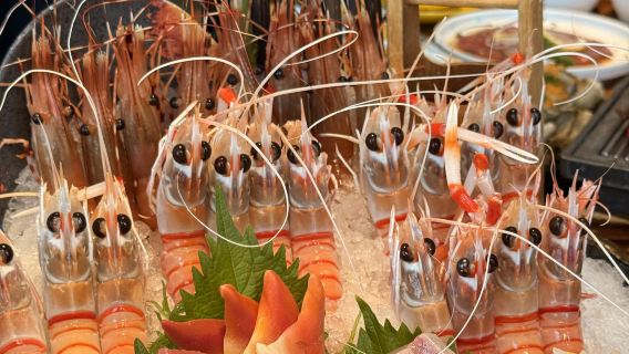 Xinglongyin (Zhujiang New City branch) in Guangzhou | 33rd-floor high-altitude river view Japanese buffet, enjoy Pearl River nightscape with 200+ premium Japanese dishes for unlimited dining