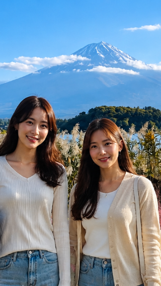 [한국인 가이드 • ★1명도 무조건 출발★] 후지산 하이라이트 포토스팟 일일 투어 (센겐공원, 가와구치호 & 오이시 공원, 로손, 오부치 사사바, 시라이토 폭포)