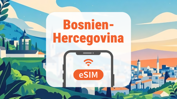 Bosnien-Hercegovina eSIM | Dobbelt netværk • Alle AI & TikTok | 1–30 dage | QR-kode