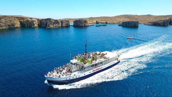 Blue Lagoon & Comino Cruise – Snorkeling, Slide & Swim Stops