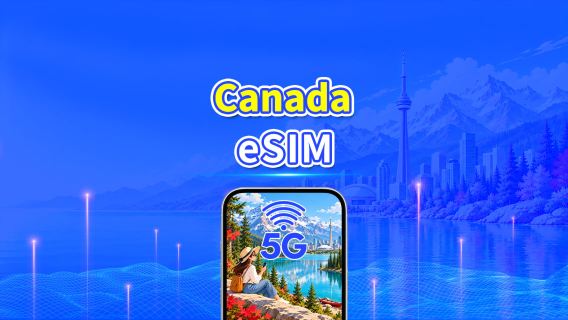 Canada 5G eSIM | Daily/Total Data Package | 1–30 Days | 24-Hour Billing | QR Code