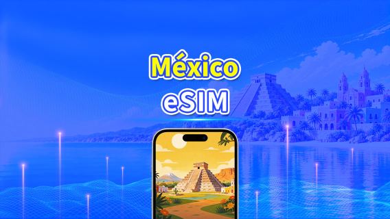México 5G eSIM | Cobertura multirede | Pacote de dados diário/total | 1–30 dias | Cobrança de 24 horas | Código QR