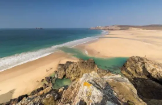 Typical Breton cottage in a hamlet on Cap de la Chèvre