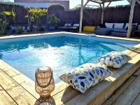 Charming villa - Swimming pool - Spa - Pond