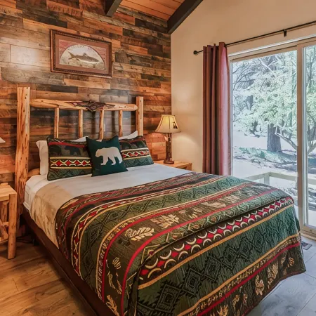 The Bear Cabin: 5Min Walk to Village & 12 Sharc Passes, EV Charger