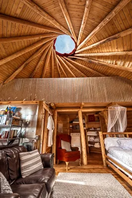 ⭐ Northern Montana Yurt-WiFi-smart tv  ⭐ - Wifi