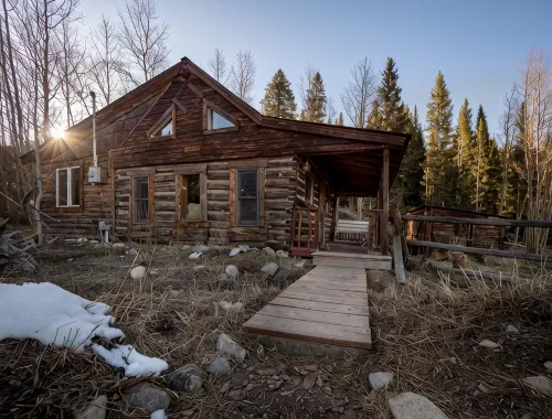 Romantic Private Log Cabin-Dogs Welcome, Fireplace, Near Breck & Hiking - 3성급