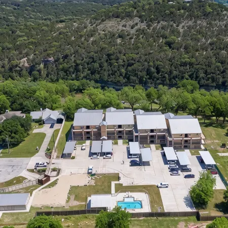 2/2 Condo Directly on the Guadalupe River with Beautiful Canyon Views