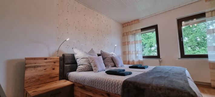 Vacation apartment II with panoramic view in the old town of Arnsberg 아른스베르크 호텔