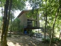 Wooden house in the golf, between forest, lake and ocean - Wi-Fi