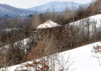 Luxury Yurt for Couples with Hot Tub on Deck