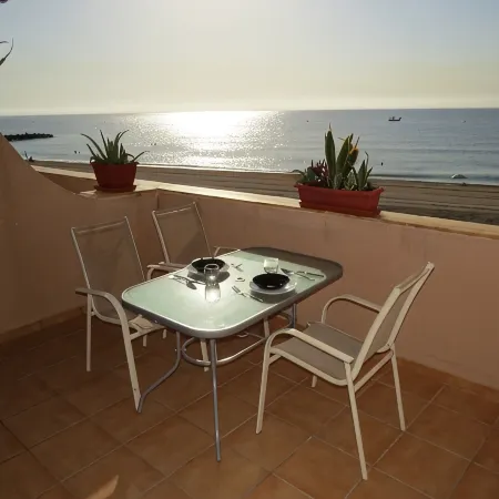 Apart 69 - Naturist apartment in Vera, front beach view, sun and golf all year