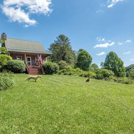Pet Friendly NC Cabin with Beautiful Views and Hot Tub near West Jefferson.