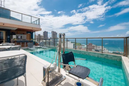 Fully Equipped Accommodations in a Building With a Pool, 270m From Barra Beach - Caoa - appartements de vacances